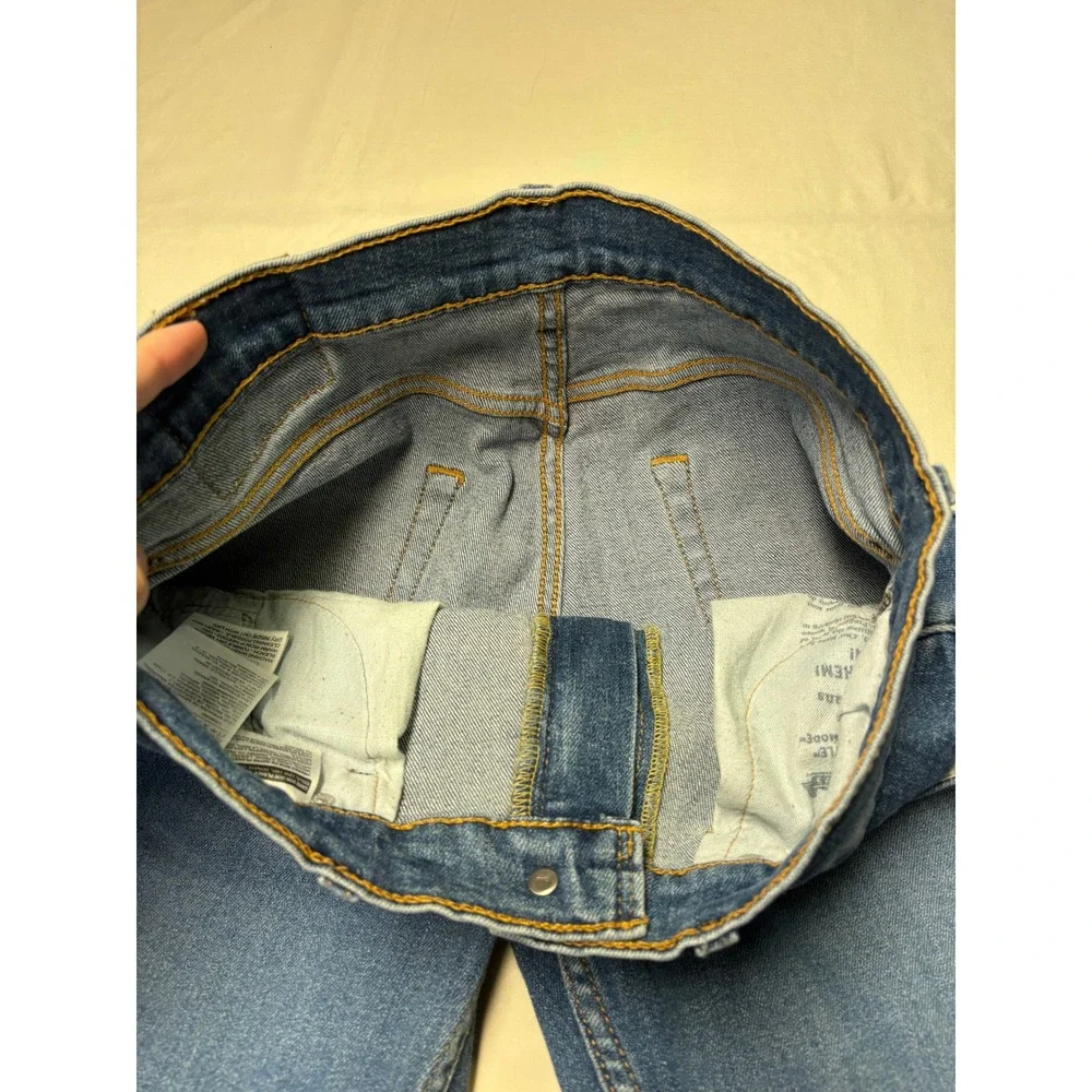 Levis 514 Straight Fit Mens Jeans Blue‎ Medium Wash 30x32 Stretch Denim